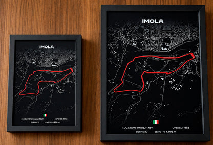 Imola Track Arts A3-A4 size