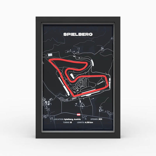 Austrian Grand Prix Red Bull Ring framed wall art front view
