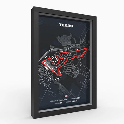 Side profile COTA track artwork showing elevation changes